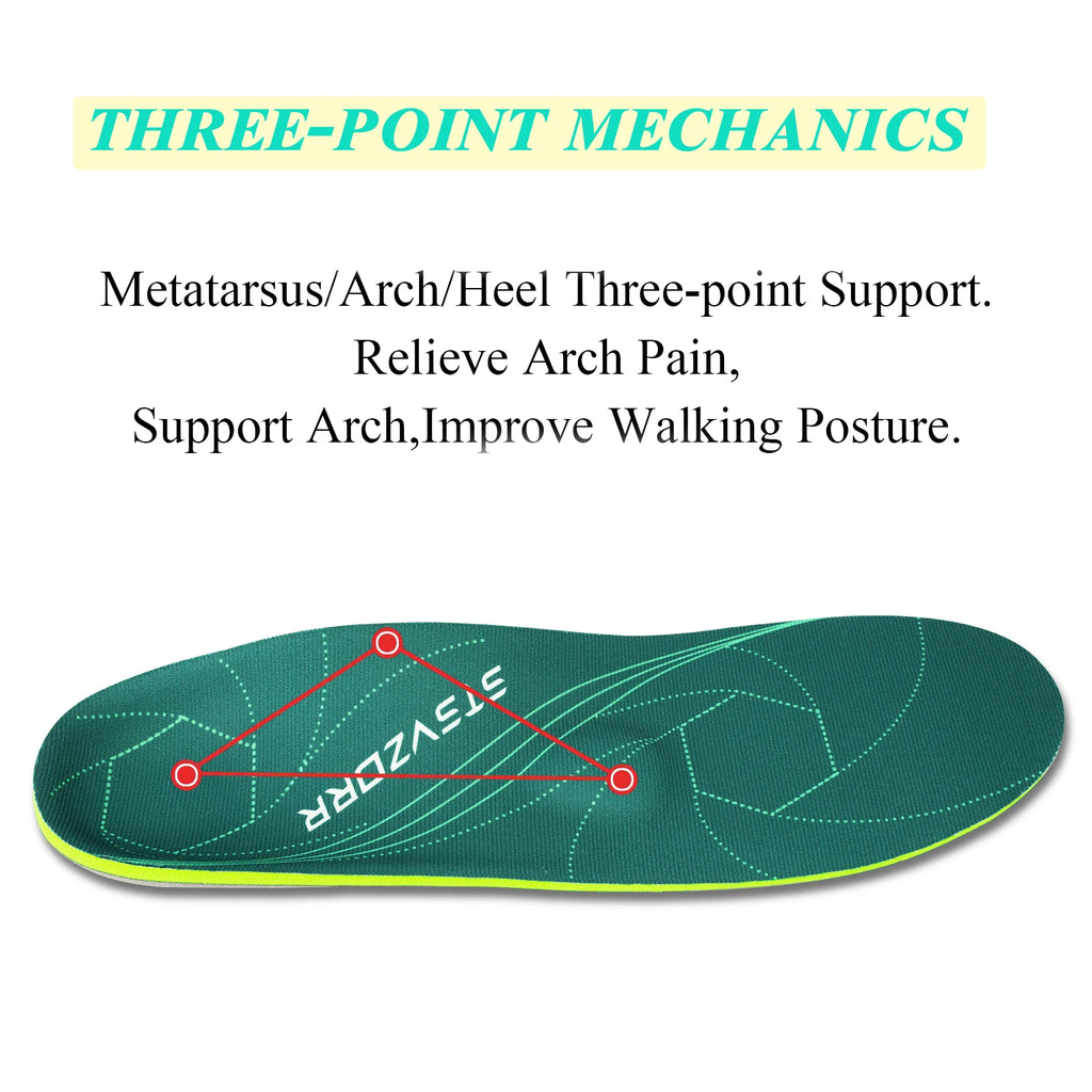Orthopedic Sport Insole Plantar Fasciitis Flat Foot High Arch Support Men Women Sneaker Orthotic Plantillas Insert Shoe Sole