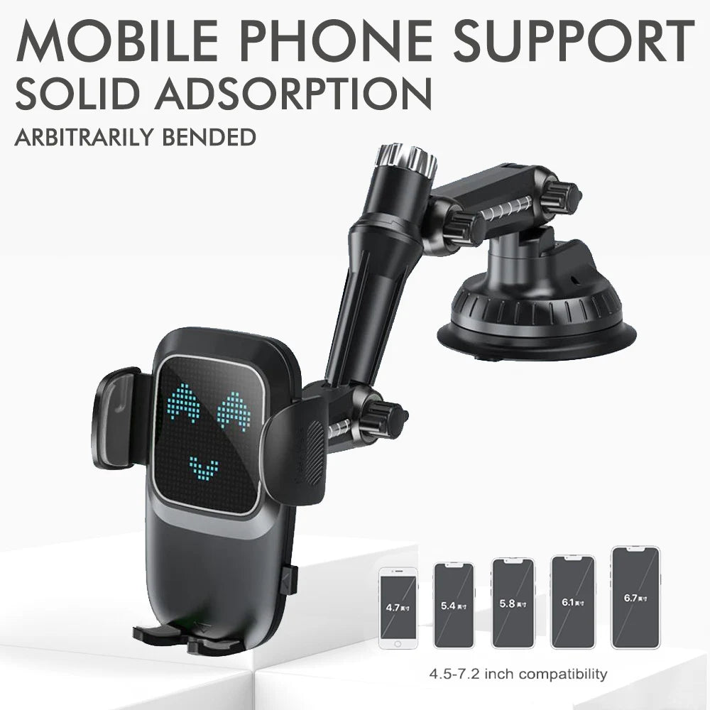 Windshield/Dashboard/Window Universal Suction Cup Phone Holder Suction Cup Car Phone Holder Mount with Sticky Gel Pad Compatib