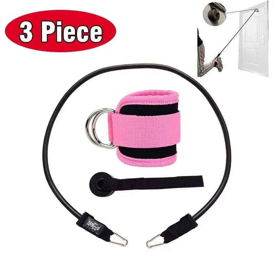 Fitness Ankle Straps Adjustable D-Ring Support Cuffs Gym Leg Strength Workouts Pulley With Buckle Sports Guard Safety Abductors