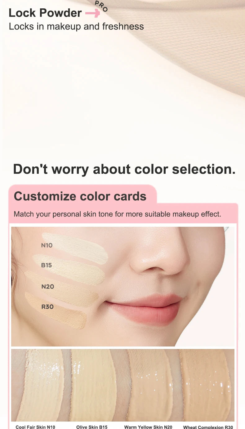 Liquid Foundation Makeup with Full Coverage and Moisturizing Finish