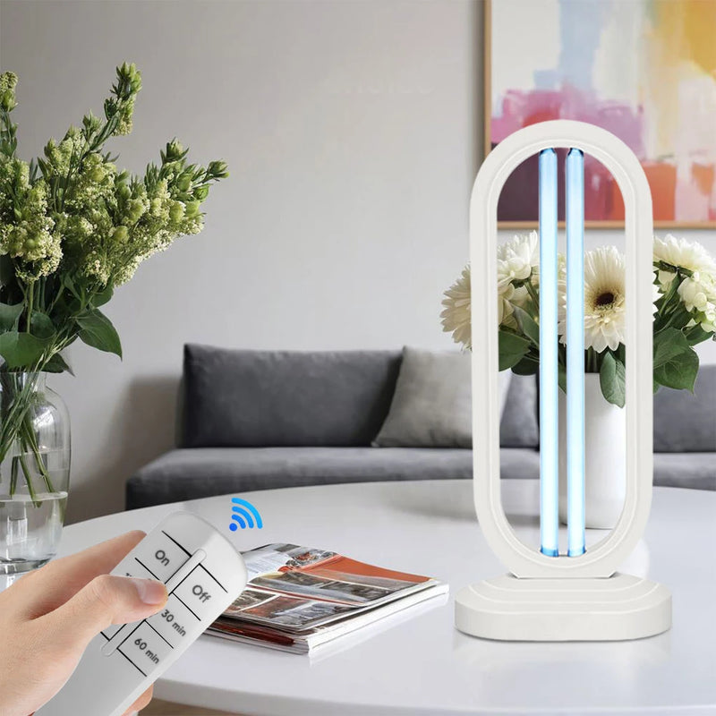 UVC Light Sanitizer Lamp for Home Disinfection and Air Purification