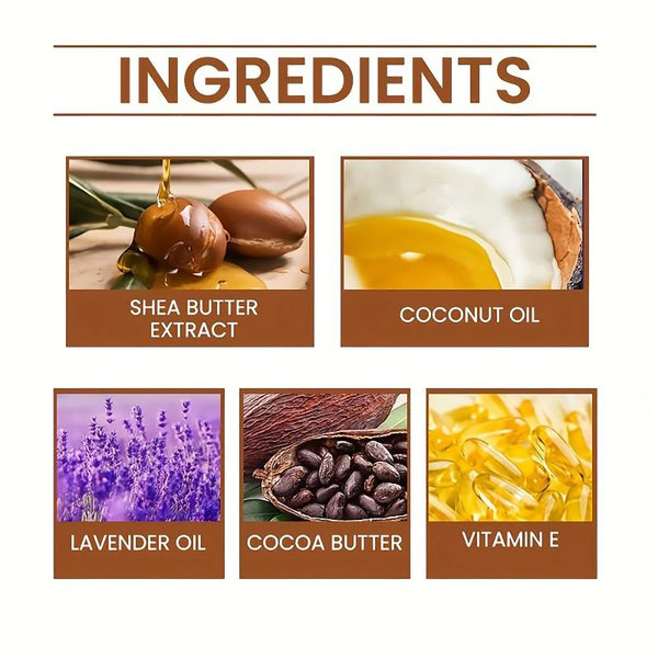 Coconut Body Butter Cream for Deep Moisturizing and Smooth Skin