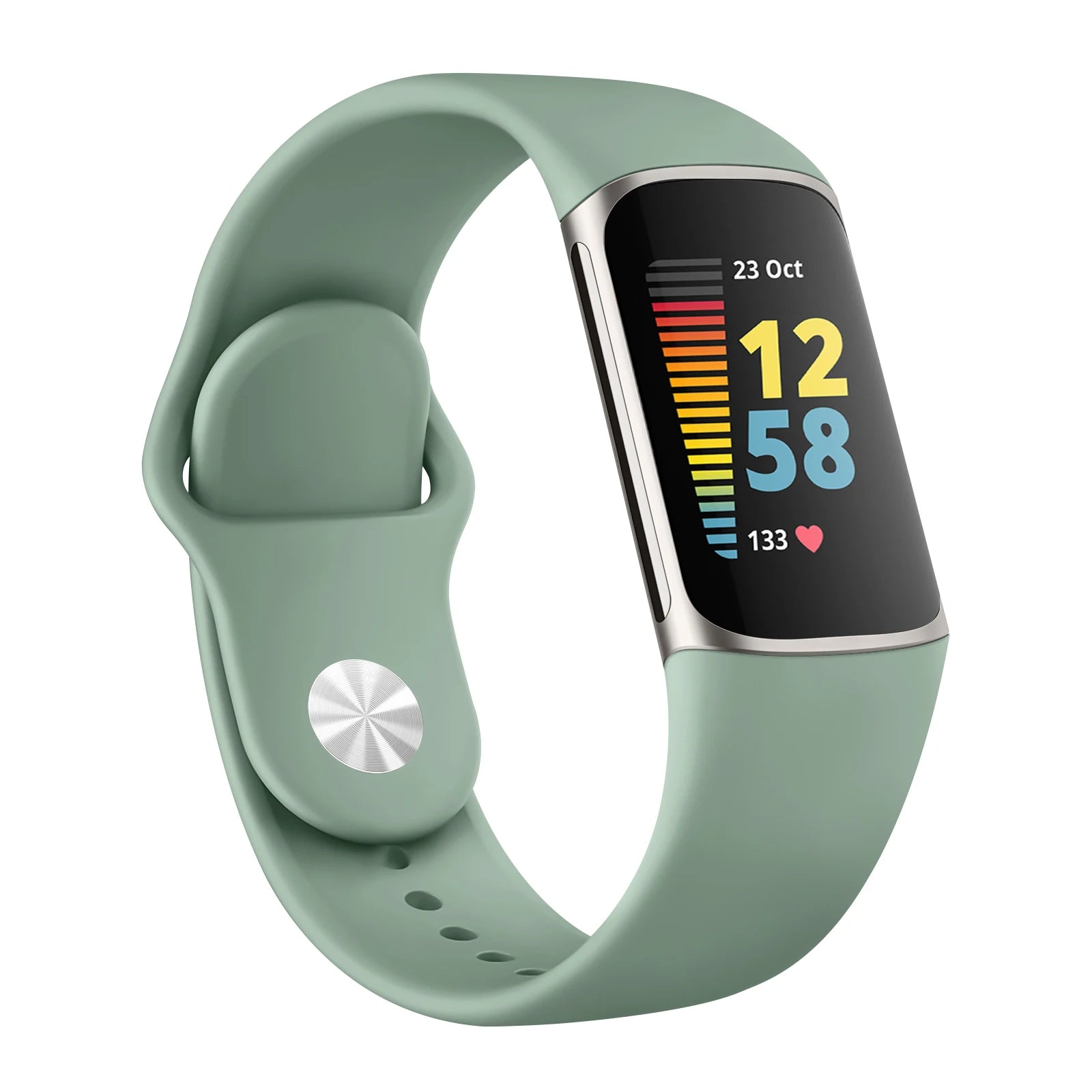 Watchband for Fitbit Charge 6 5 Strap Silicone Wristband for Fitbit Charge 5 6 Sport Bracelet Replacement Smartwatch Accessories