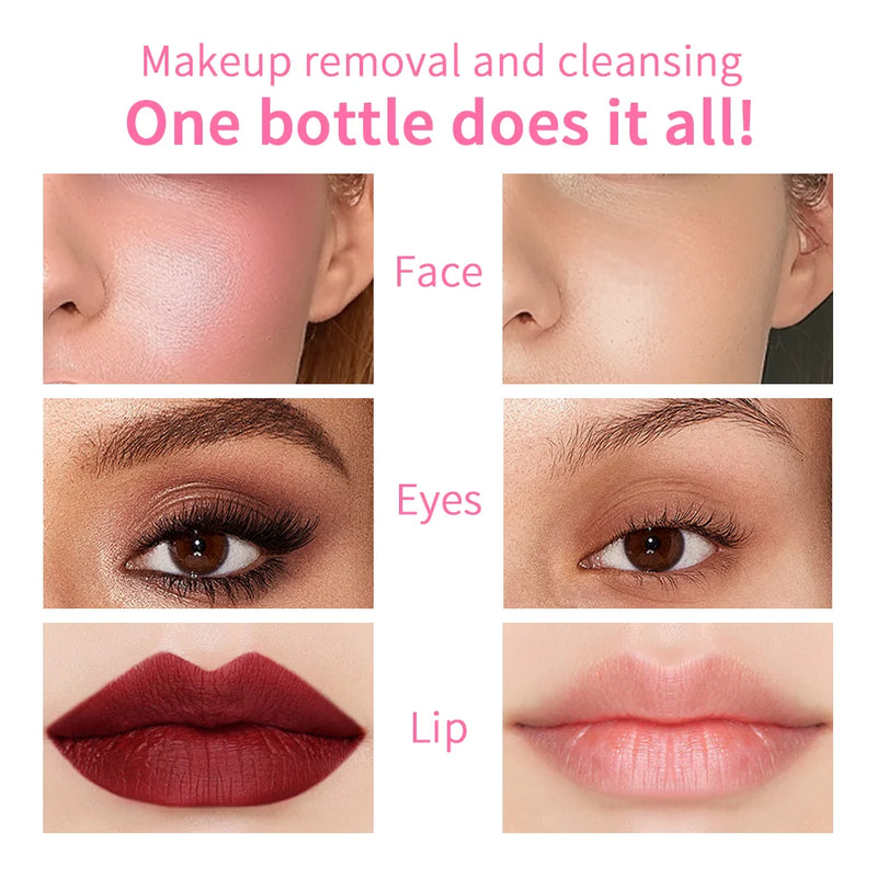 Micellar Cleansing Water Makeup Remover for Face and Eyes