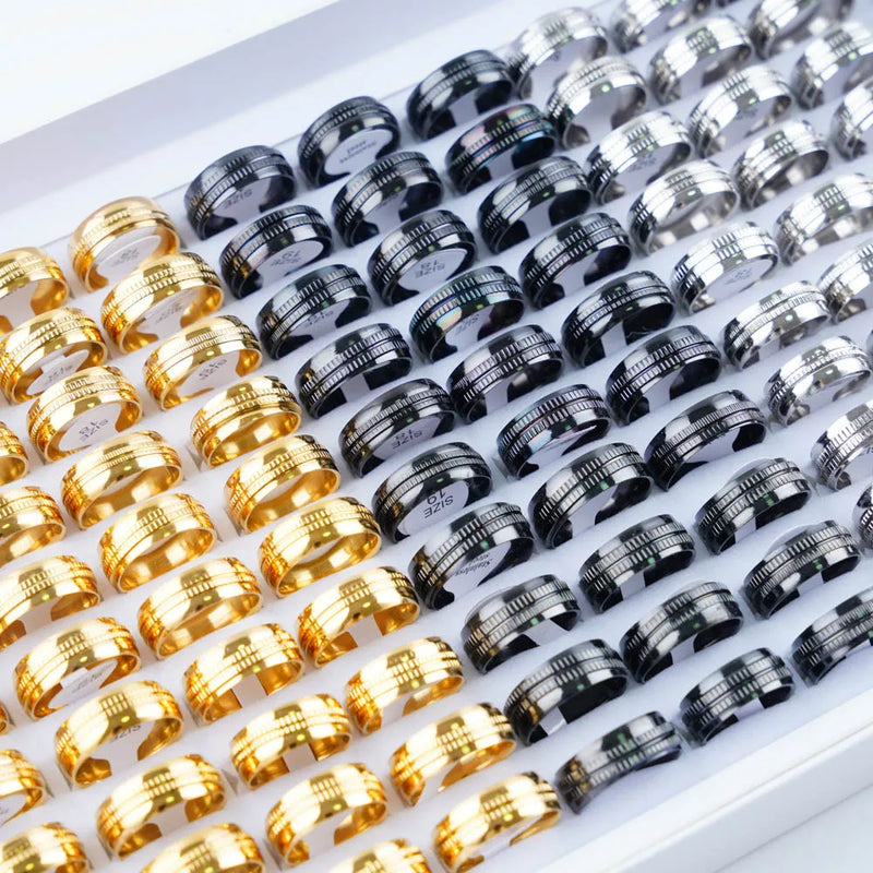 Stainless Steel Wedding and Engagement Band – Unisex Design