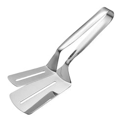 Stainless Steel Kitchen Tongs – Multipurpose Gripper, Flipper & Scraper