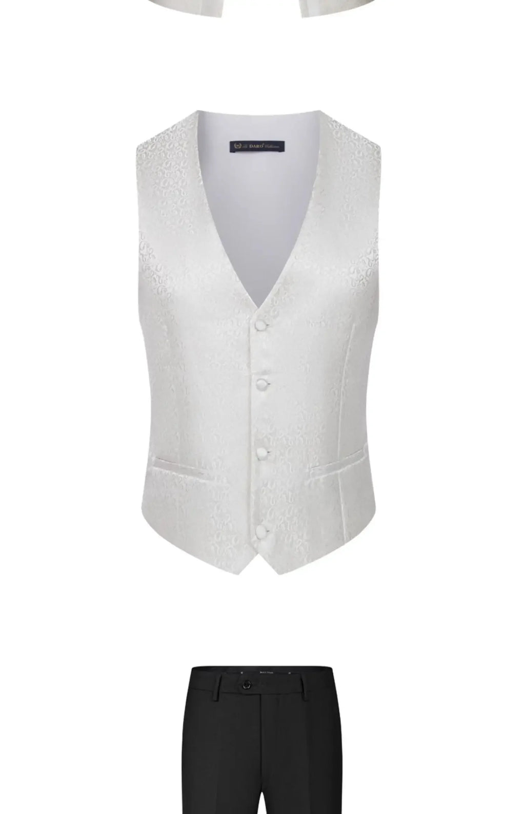 Men’s Slim-Fit Formal 3-Piece Suit Set