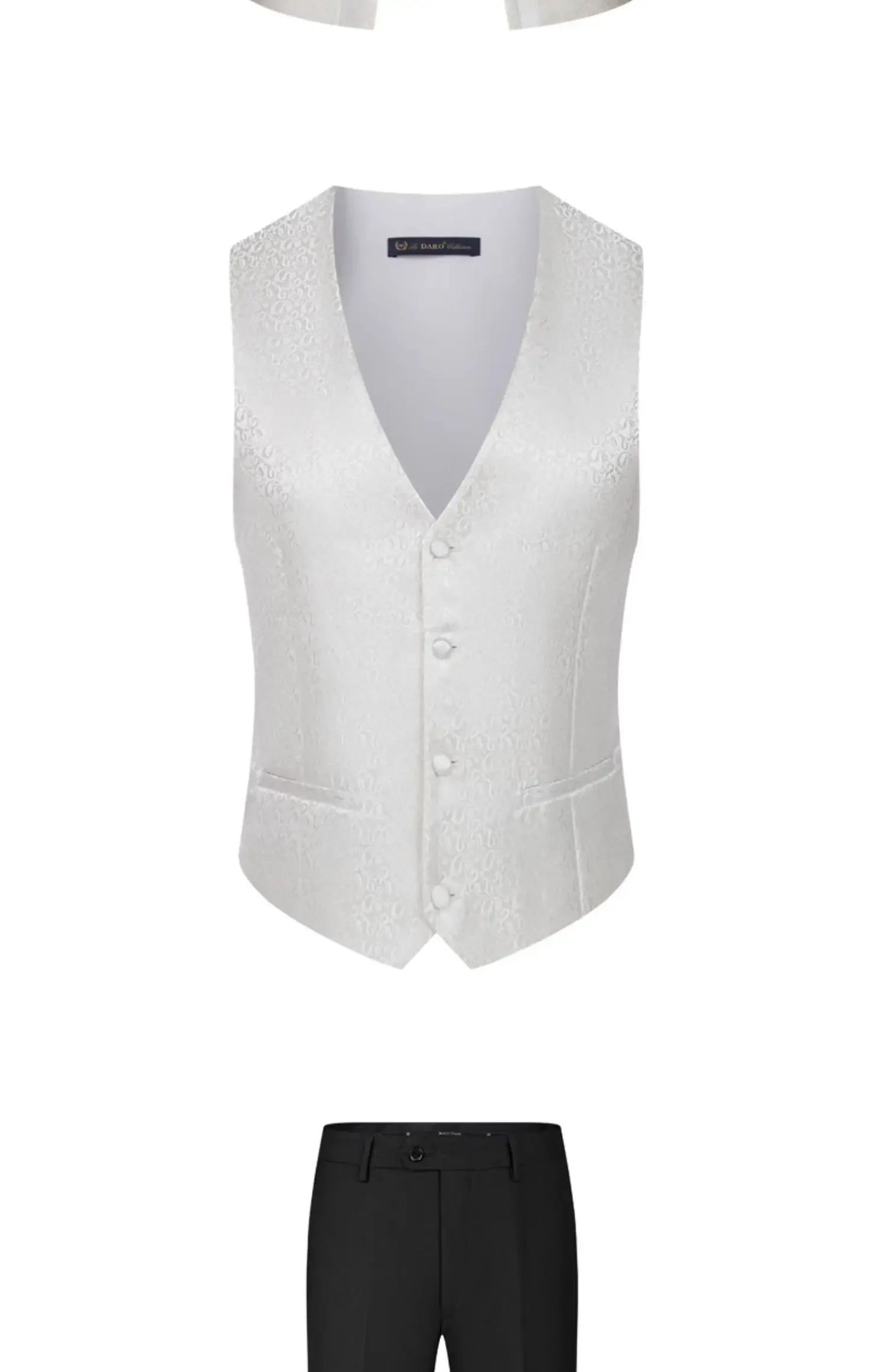 Men’s Slim-Fit Formal 3-Piece Suit Set