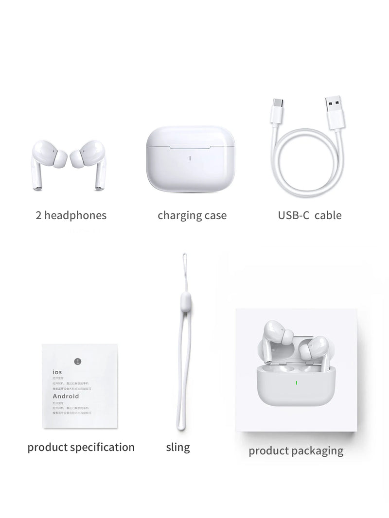 Wireless Headphones - for sports. Stereo sound, high-fidelity stereo music and microphone. Low-latency headphones.