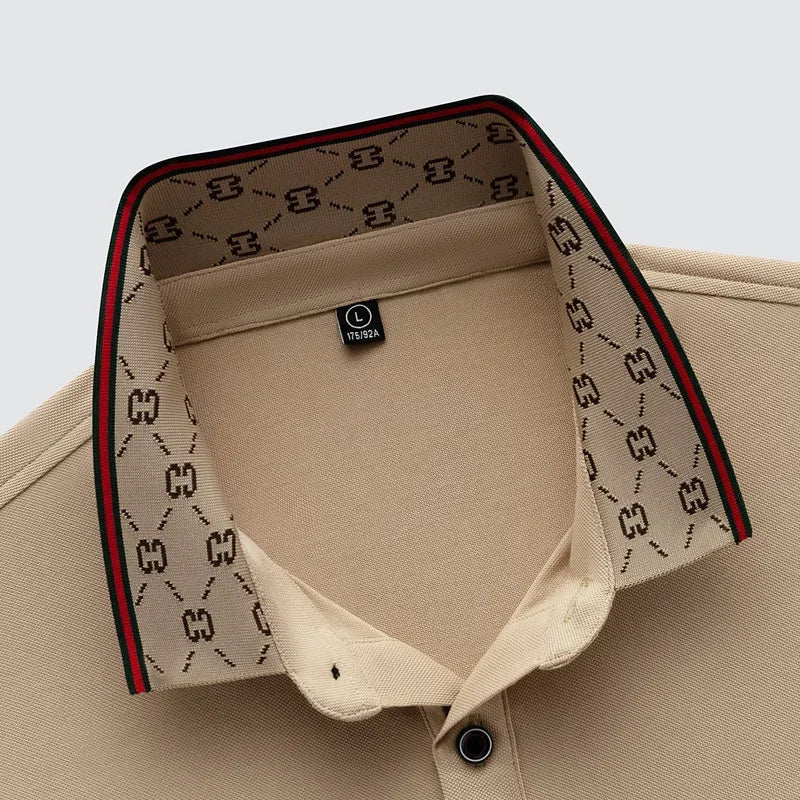 Men’s Embroidered Long Sleeve Dress Shirt