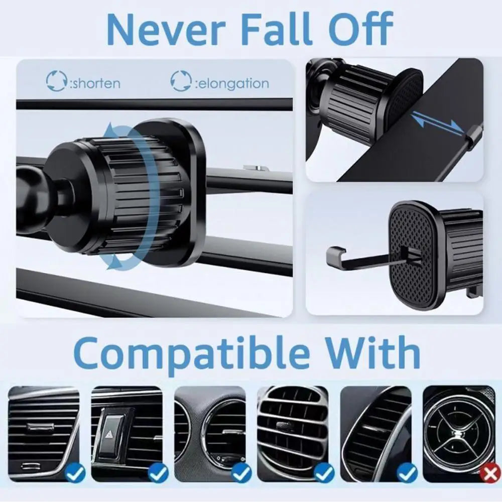 Magnetic Car Phone Mount For Phone Holder Car Air Vent Stand Magnet Car Air Vent Clip Cellphone Mount
