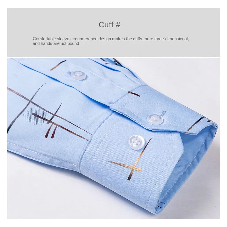 Men’s Non-Iron Wrinkle-Free Dress Shirt