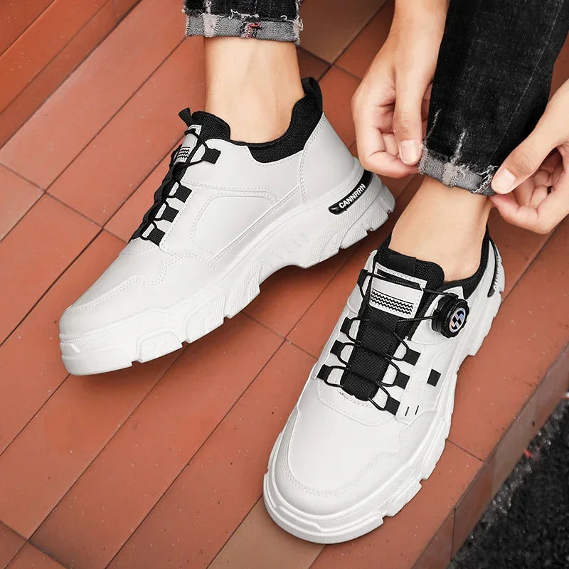 Men’s Breathable Height-Increasing Outdoor Sneakers
