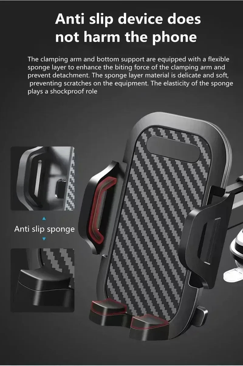 Car Phone Holder Mount Car Dashboard Smartphone Stand Cellphone Support in Car Lazy Bracket for iPhone for Samsung Xiaomi Huawei