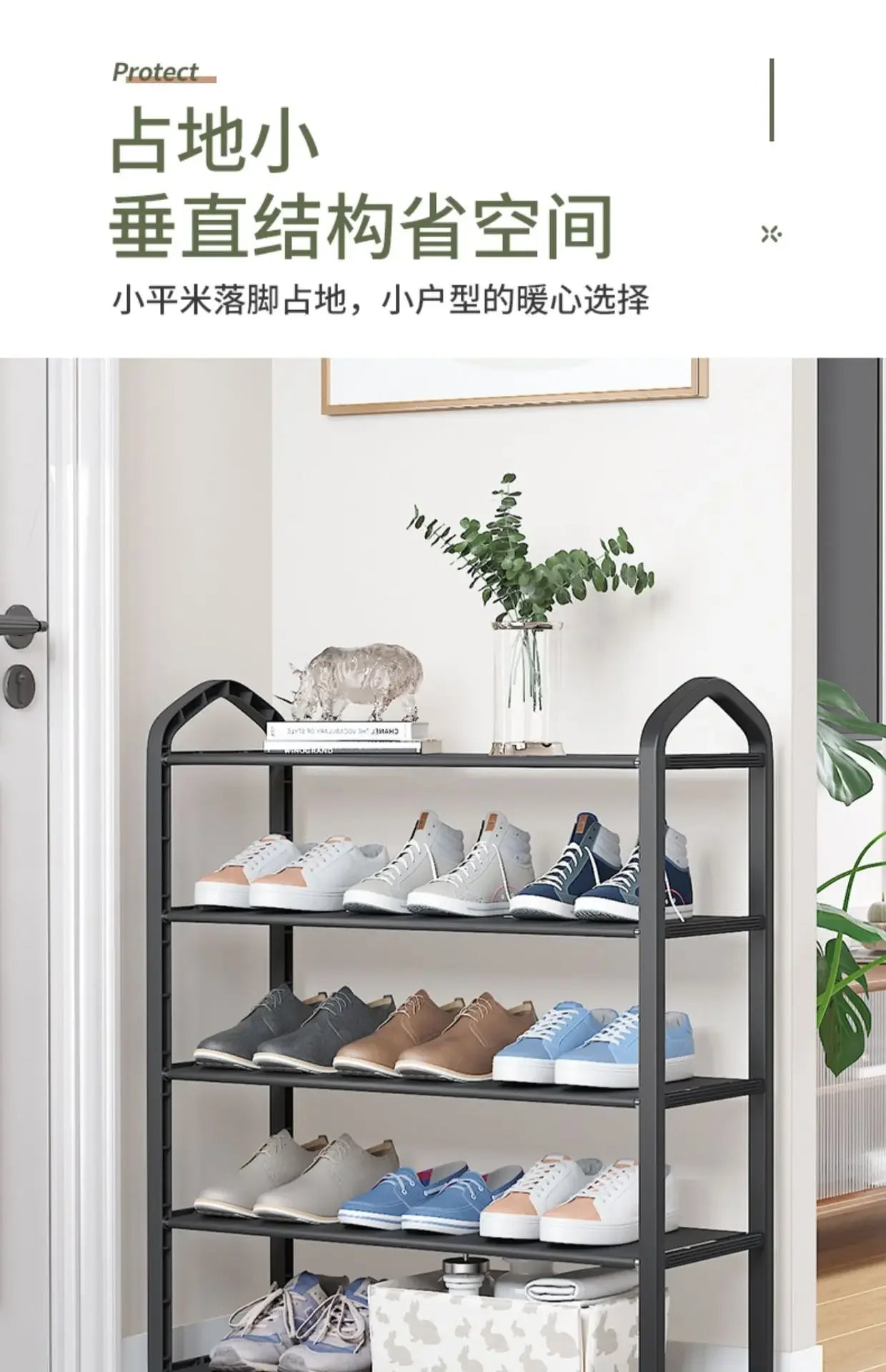 Simple Shoe Rack Storage Shoe Cabinet Multi-layer Assembly Household Doorstep Shoe Hanger Dormitory Balcony Shoe Shelf
