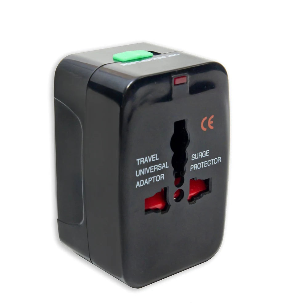 Protable AU US UK EU Converter All in One International Plug Adapter 2 USB Type C Ports World Travel AC Power Charger Adapter