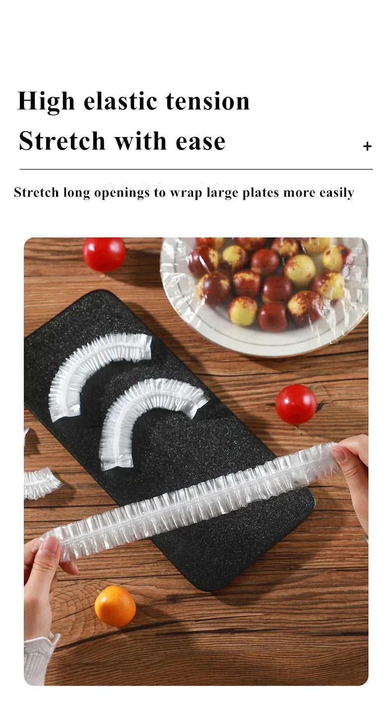 Reusable Elastic Food Covers – Stretchable Bowl and Plate Lids (Set of 6)”