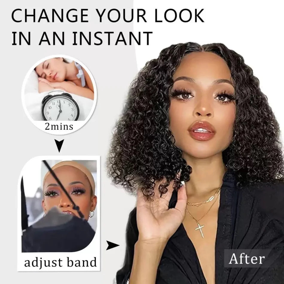 5X5 Hd Lace Closure Wig Bob Wigs Human Hair  250 Density Pre Plucked Pre Cut Pre Bleached Glueless Human Hair Wigs For Women