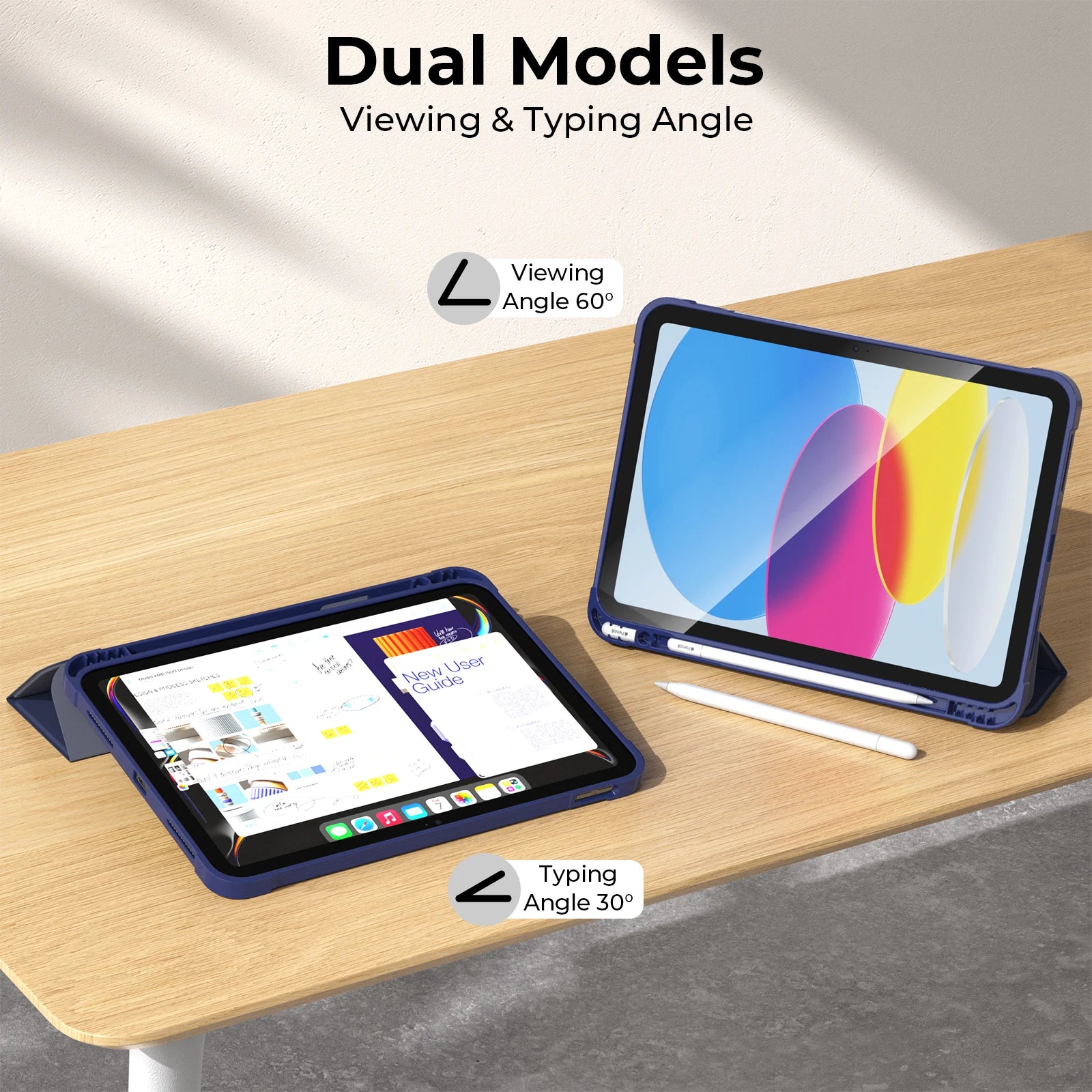 For ipad (A16)11th gen 11-in 2025 Cases Soft PU Protetive Cover  for iPad 10th Gen 10.9-in 2022 Shell Smart Case with Pen Holder