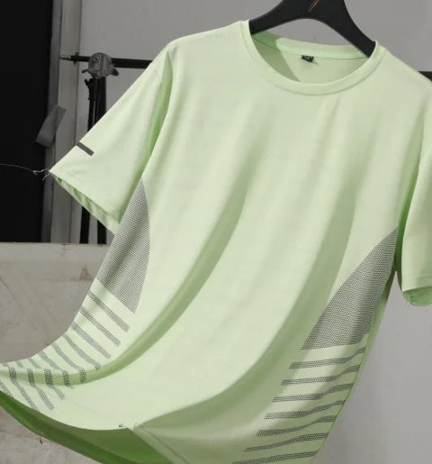 Men’s Quick Dry Running T-Shirt Breathable Lightweight Gym Workout Shirt
