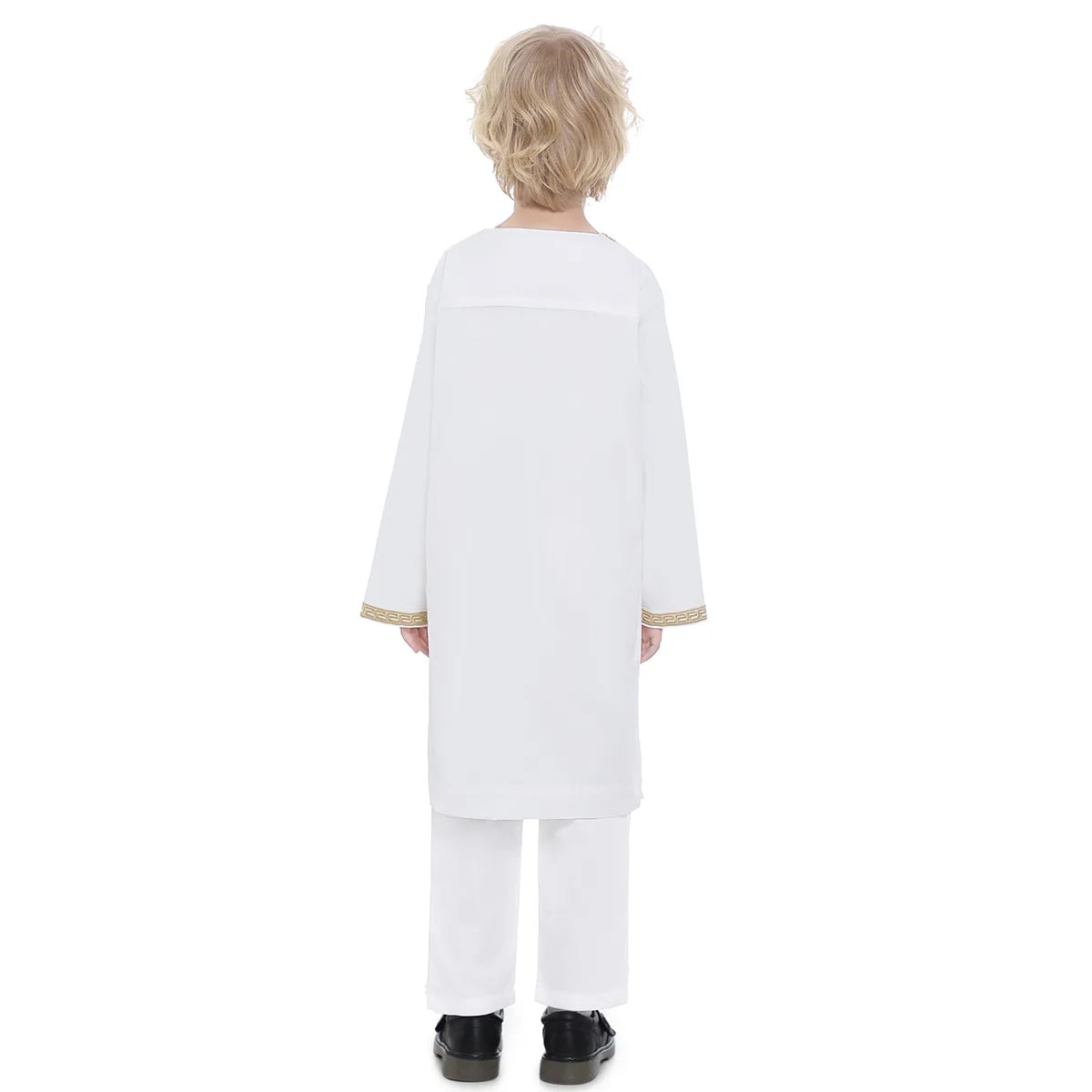 Boys Islamic Thobe – Kids Long Sleeve Traditional Robe