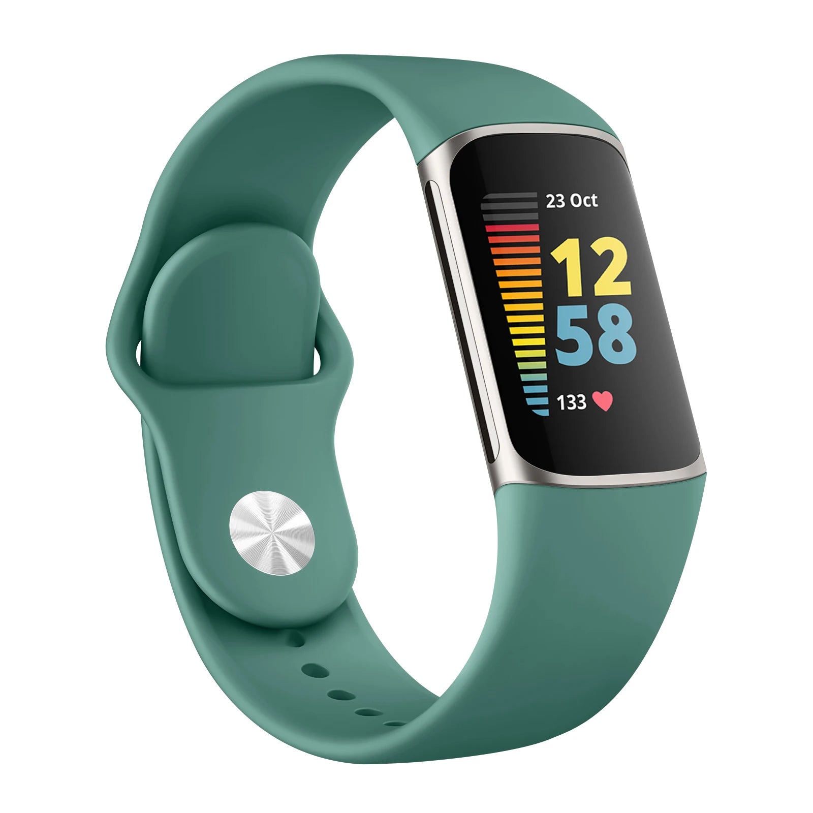 Watchband for Fitbit Charge 6 5 Strap Silicone Wristband for Fitbit Charge 5 6 Sport Bracelet Replacement Smartwatch Accessories