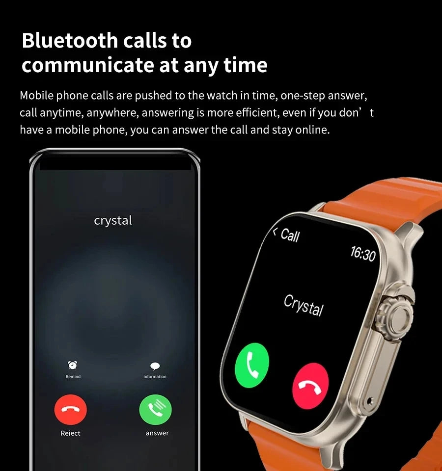 Discover the Smart Watch Pro – a Bluetooth 5.0 smartwatch with heart rate and fitness tracking, full HD touchscreen, and 12-hour battery life. Compatible with Android and iOS.