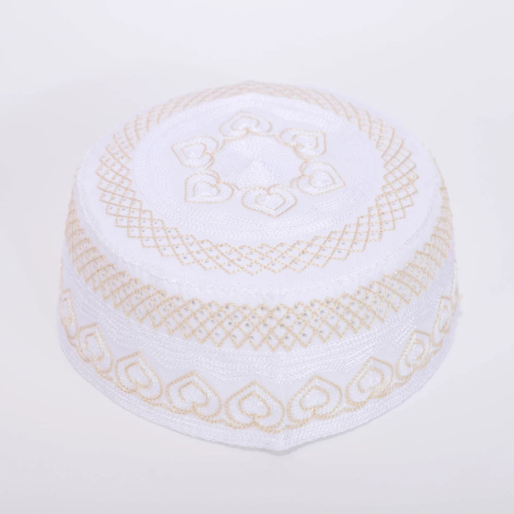 Men’s Kufi Cap – Breathable Islamic Prayer Hat
