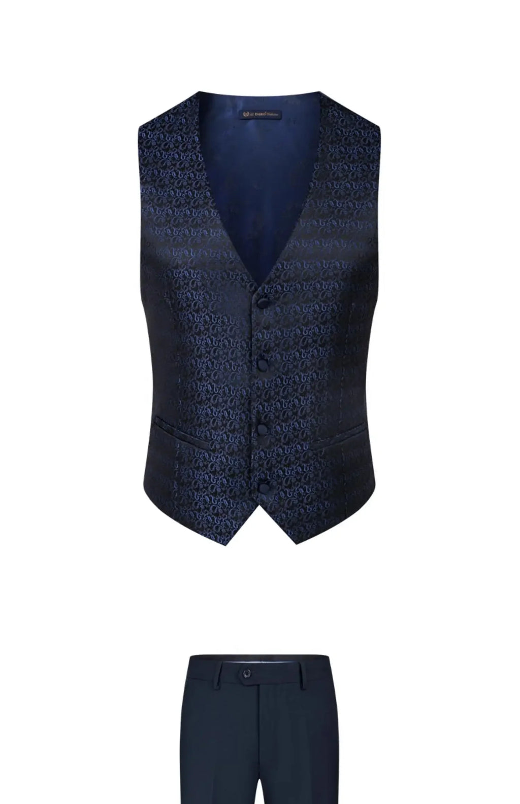 Men’s Slim-Fit Formal 3-Piece Suit Set