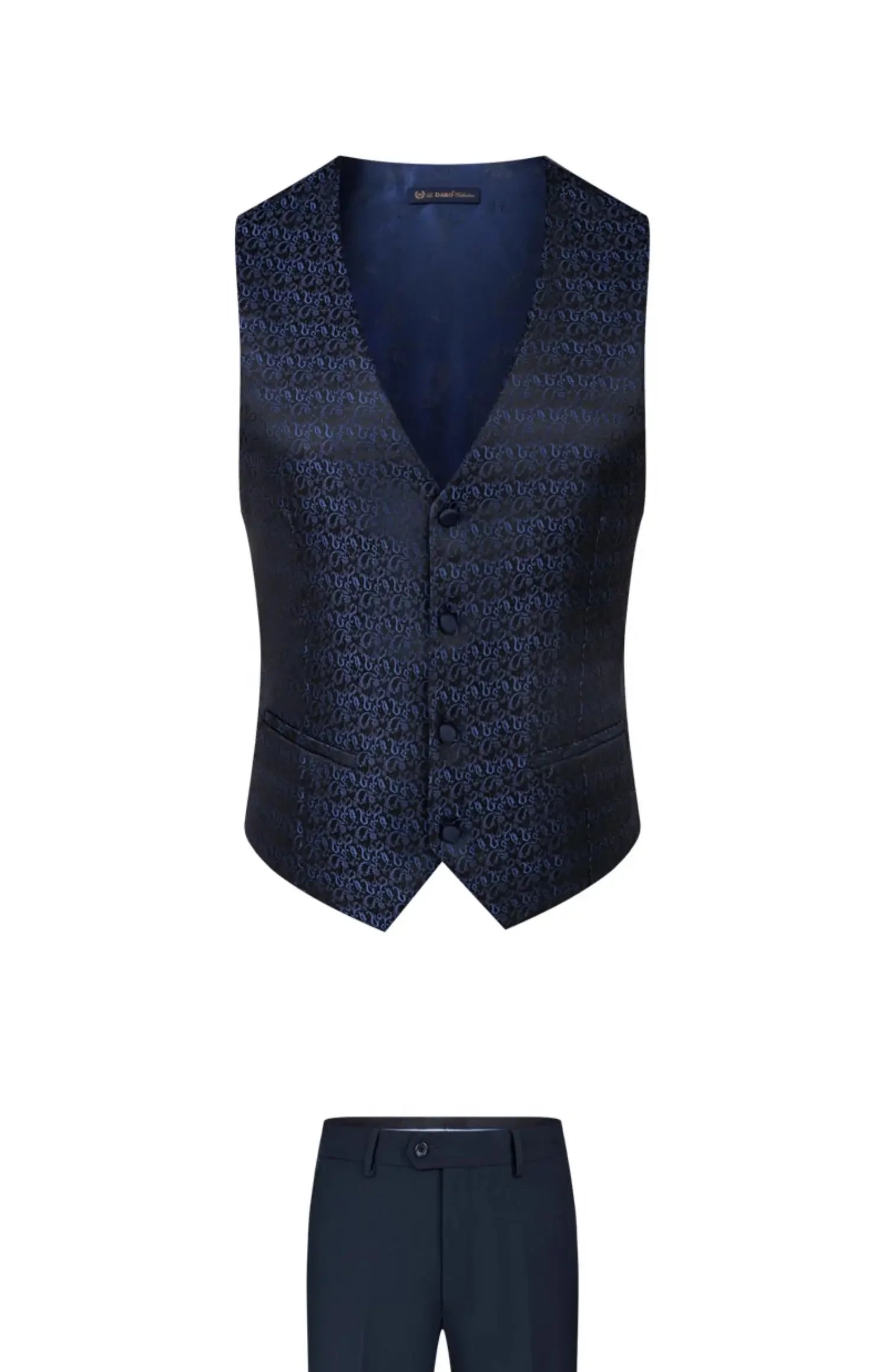Men’s Slim-Fit Formal 3-Piece Suit Set