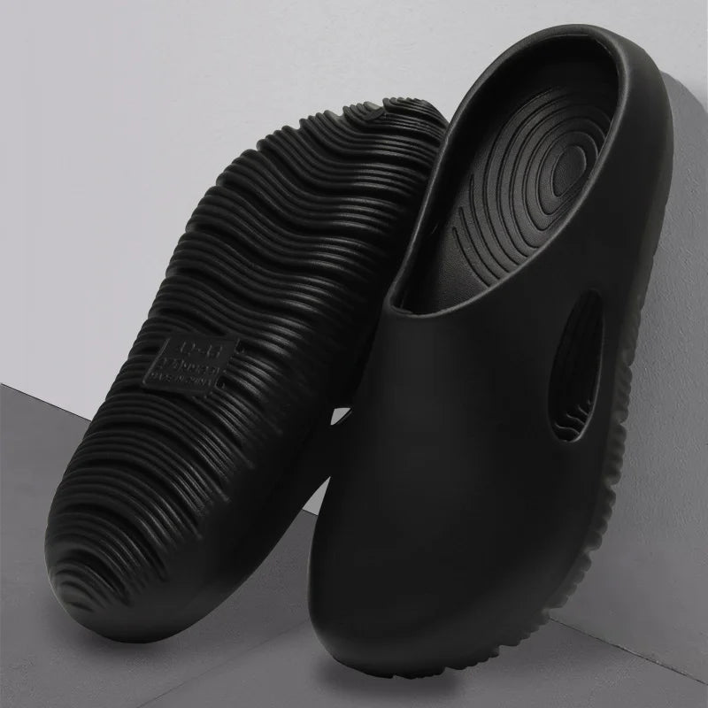 EVA Bread Men's Anti-Slip Odor-Resistant Outdoor Sandals Sports Beach Slippers for Casual Comfortable Footwear