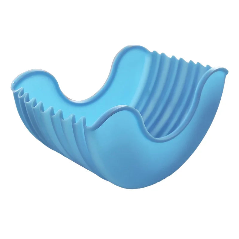 Reusable Burger Holder Silicone Shelf Hamburger Tools Fixed Rack Holder Storage Kitchen Organizer Box Kitchen Accessories