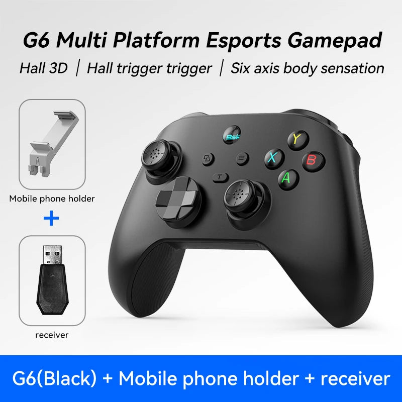 Gwireless  mobile game controller with Hall trigger and Hall joystick supporting switch/pc/android/IOS