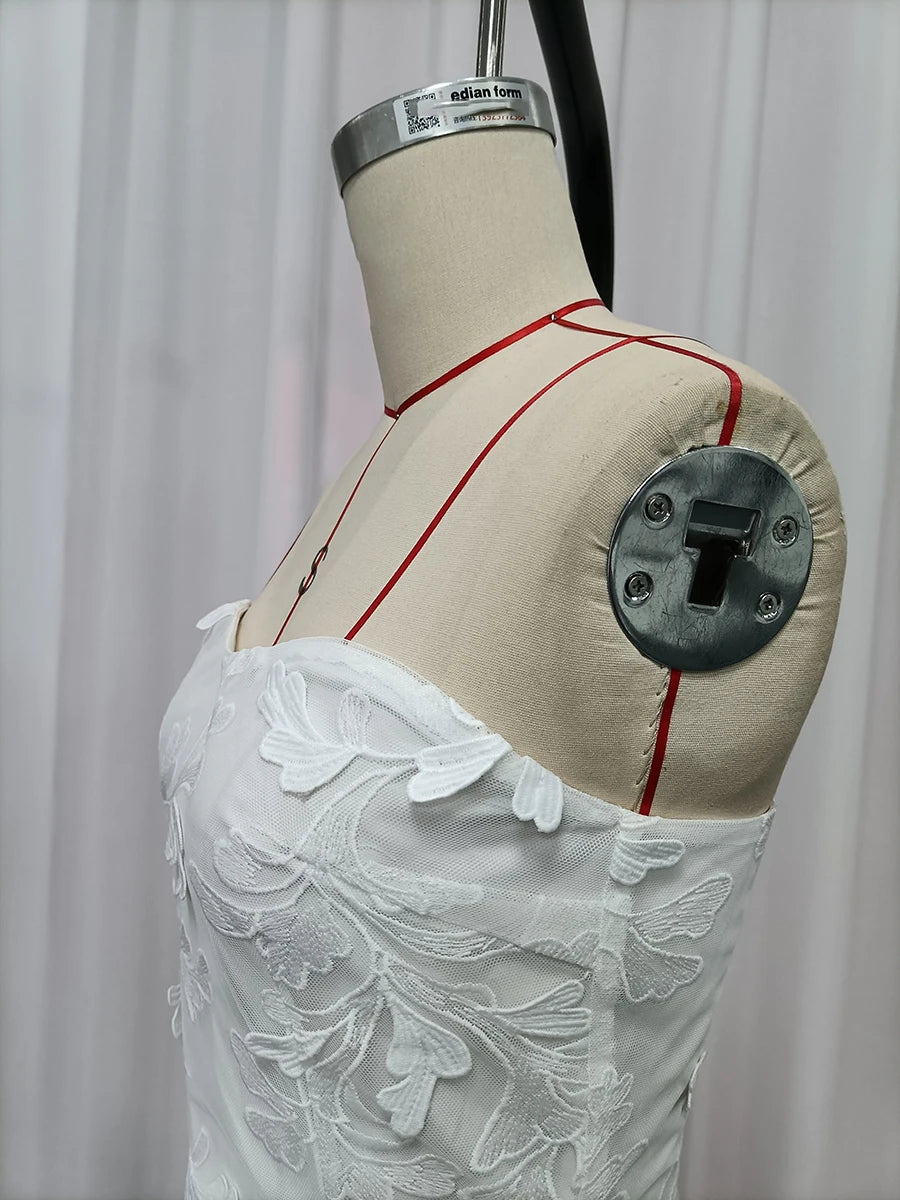 Dresses for Women Strapless Sleeveless High Waist Solid Mesh Mini Dress Female Fashion