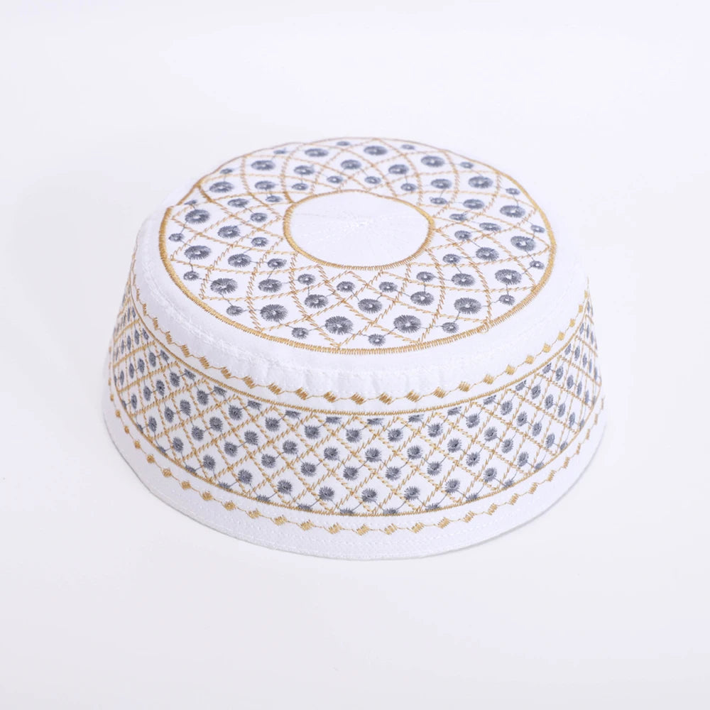 Men’s Kufi Cap – Breathable Islamic Prayer Hat