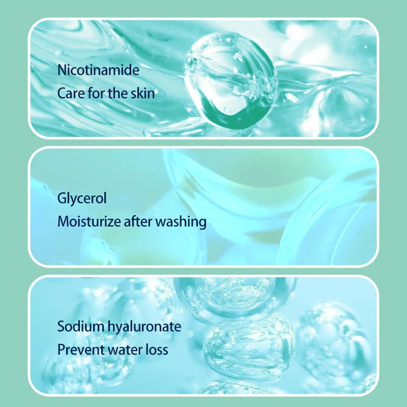 Gentle Facial Cleanser with Amino Acid Formula for Hydrated Skin