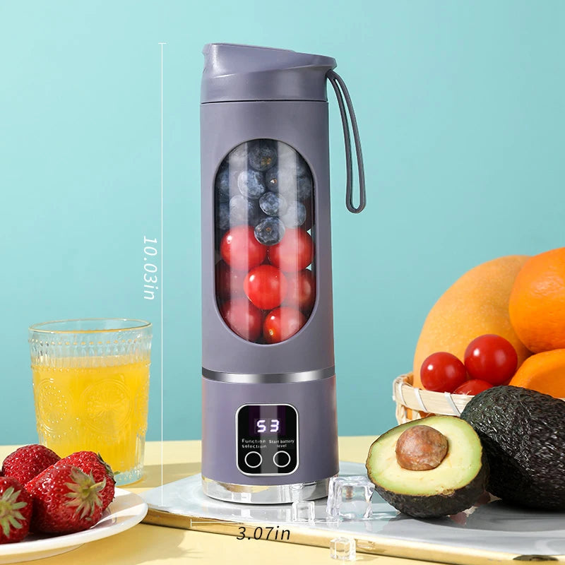 USB Portable Blender – 25W Rechargeable Mini Juicer with Automatic Pulp Ejection
