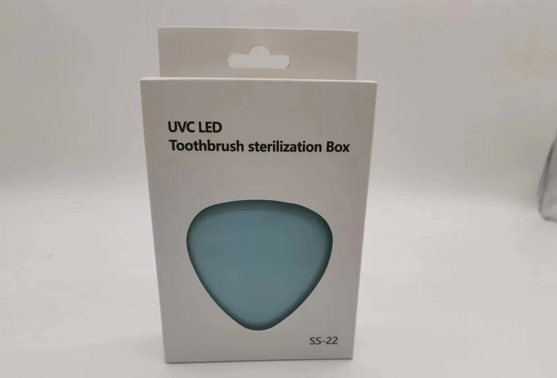 Mini UVC UV Toothbrush Disinfection Box UV Antibacterial Toothbrush Sterilizer Wall Mount Portable Toothbrush Storage Container