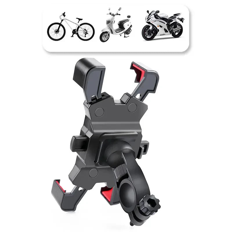 Adjustable Motorcycle Phone Holder 360° Rotatable GPS Clip Cycling Bike Accessory Sports Stand for Bikes