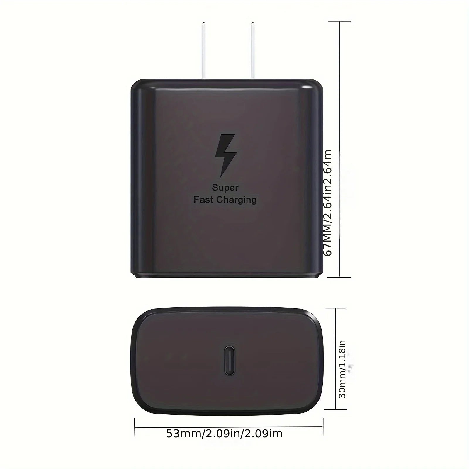 45W Super Fast Charger with 4FT Type-C Cable for Samsung Galaxy S23 Ultra/ S23/ S23+/ S22/ S22 Ultra/ S22+/ S21, Z Fold 5/ZFold