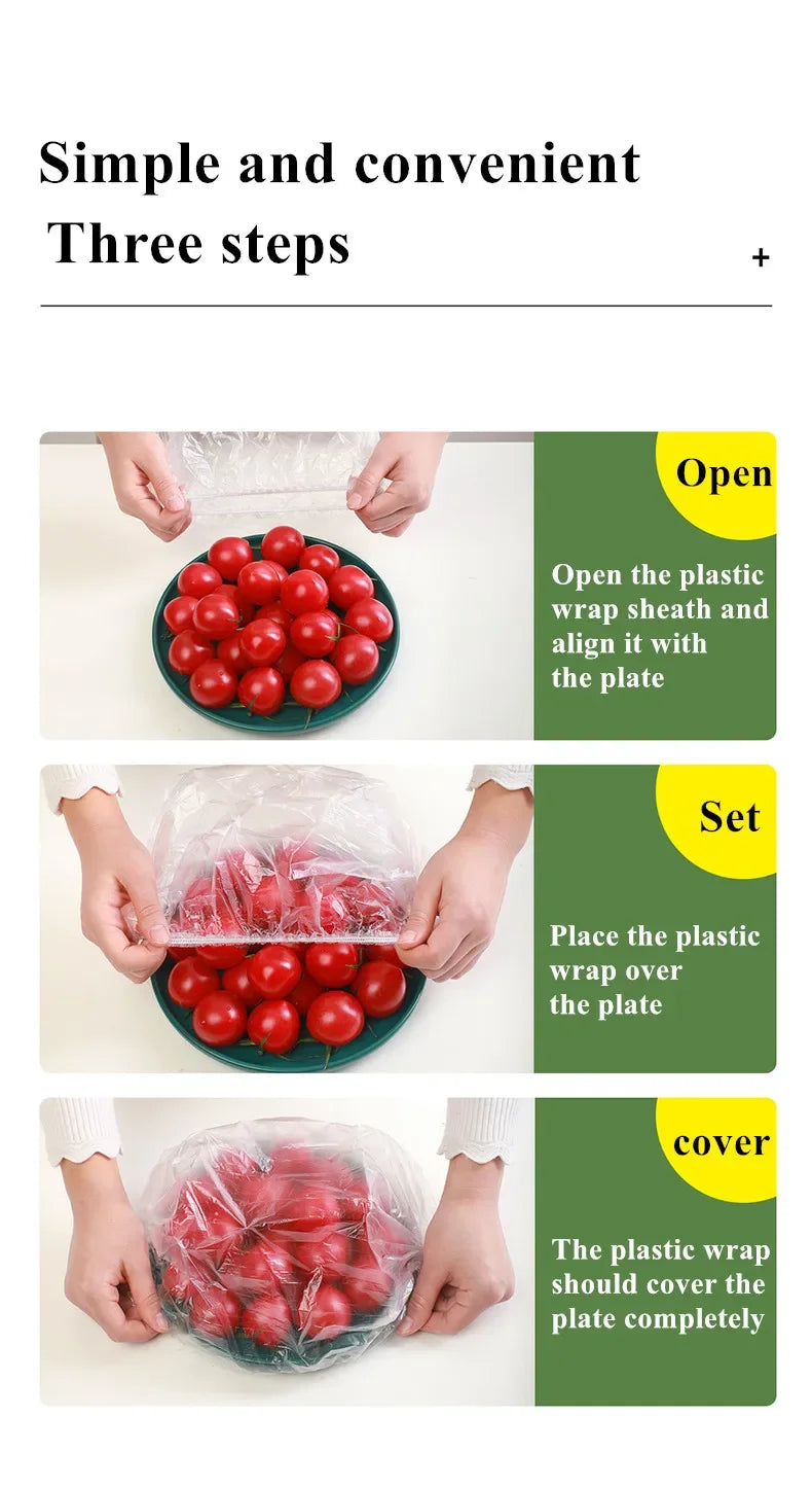 Reusable Elastic Food Covers – Stretchable Bowl and Plate Lids (Set of 6)”