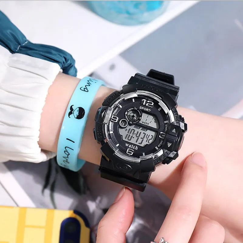 Men’s Digital Sports Watch with LED Display