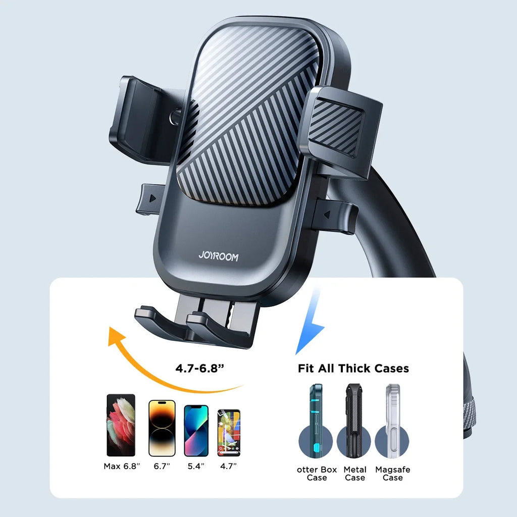 Car Phone Holder Mount Car Strong Suction Hands-Free Universal Cell Phone Stand For Dashboard/Windshield 360° Rotation