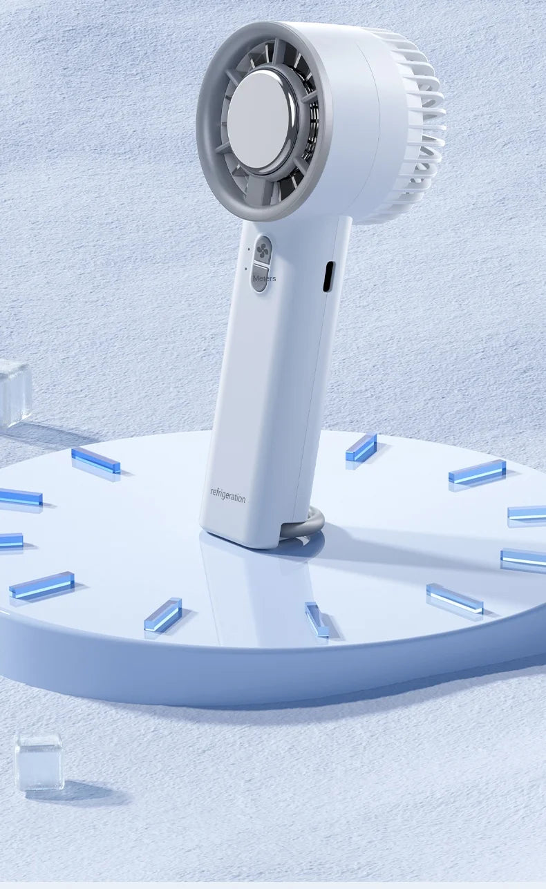 New Handheld Mini Fan Portable Semiconductor Ice Cooling Fan Mini Portable Handheld Cooling Fan For Home Office Travel