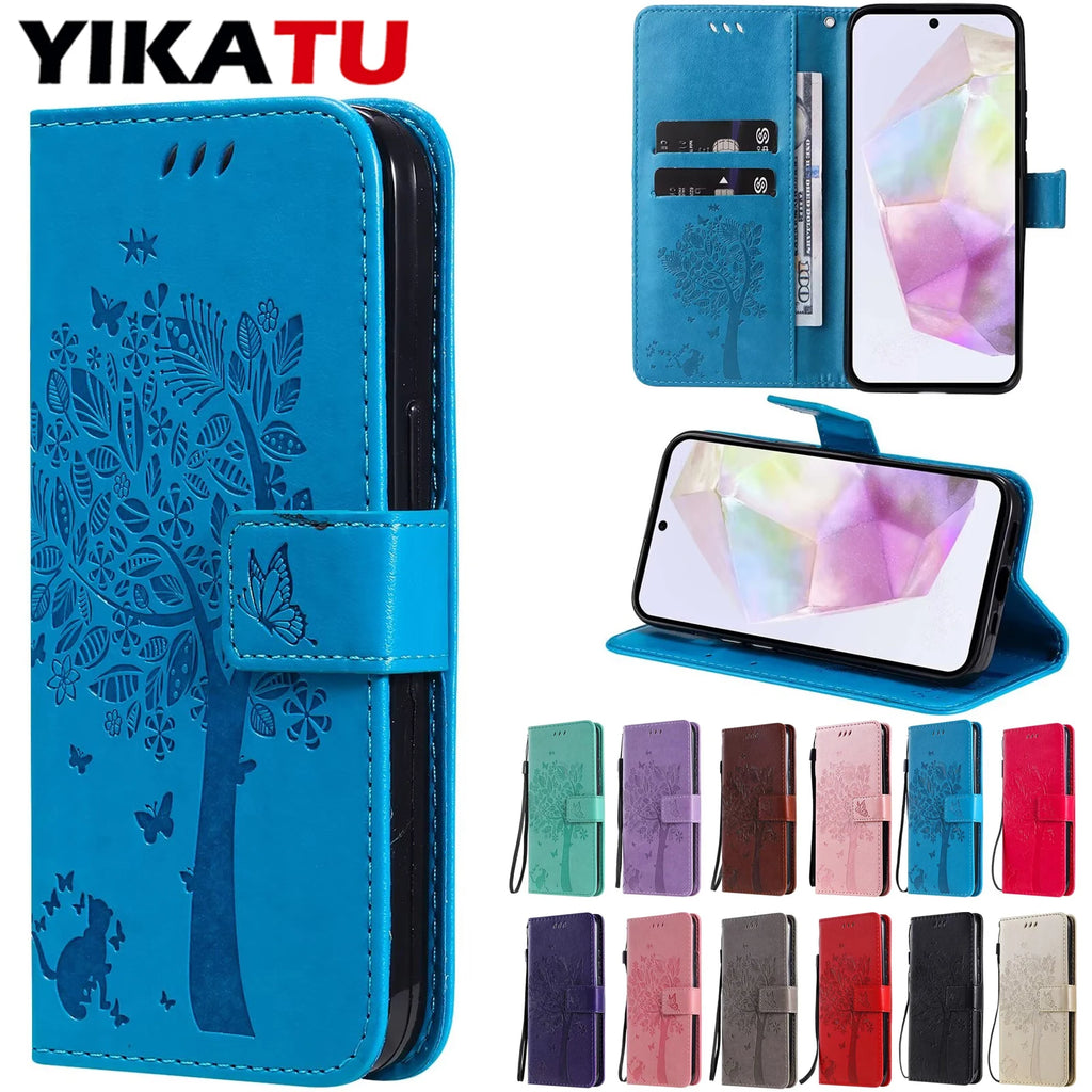 Wallet Card Slot Leather Case For iPhone 15 14 Pro Max 13 12 Mini 11 6 7 8 Plus SE2 SE3 XS X Storage Compartment Phone Cover