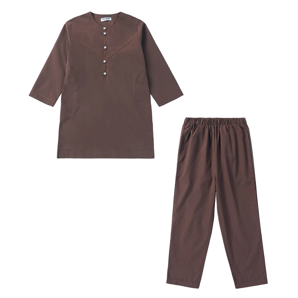 Boys Islamic Thobe – Kids Long Sleeve Traditional Robe