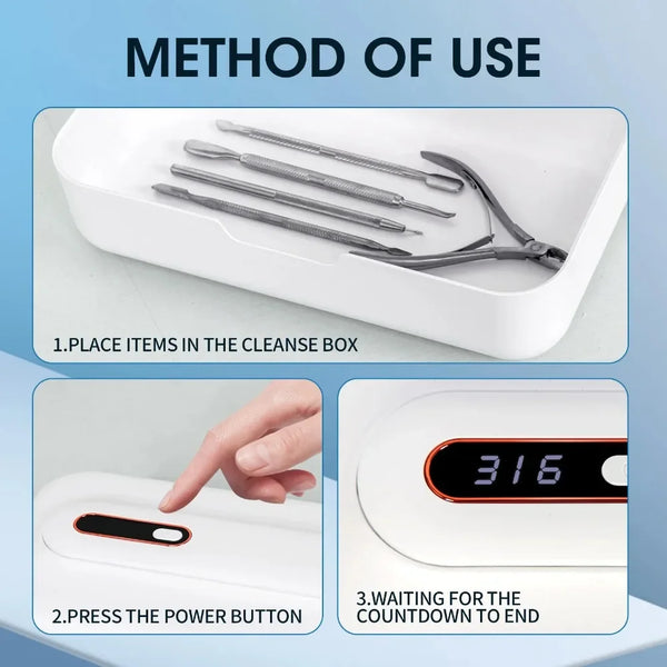 Multifunctional UV Sanitizer Box with Ozone Disinfection for Home and Office