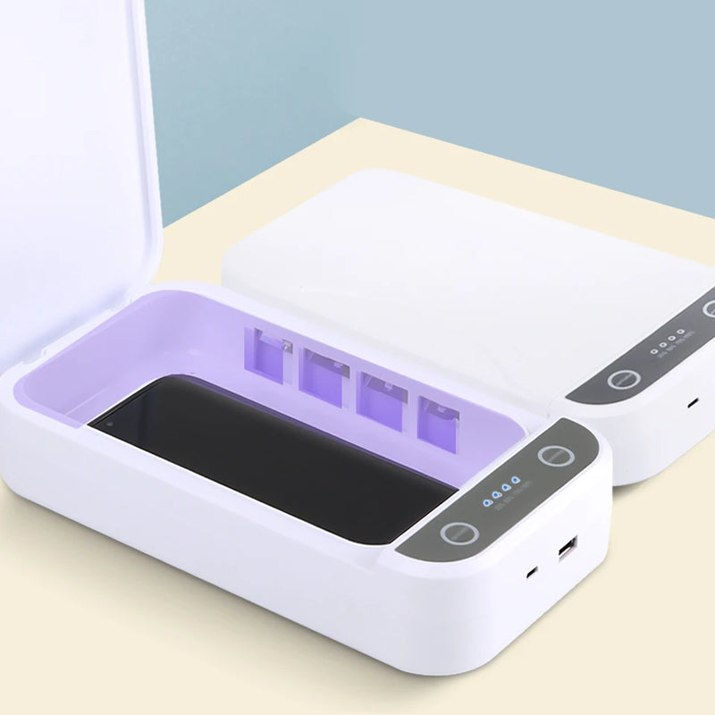 Portable UV Light Sanitizer Box | Multi-Purpose UVC Disinfection Case for Home and Travel
