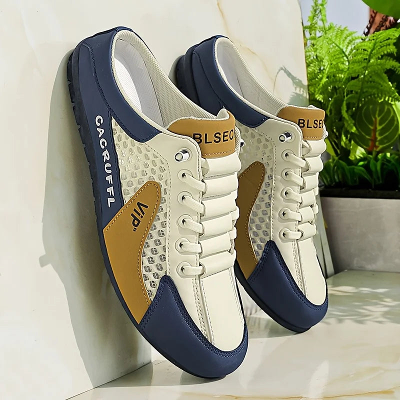 New Men's Casual Slip-Ons - Durable, Comfortable, Breathable & Stylish Half-Slippers