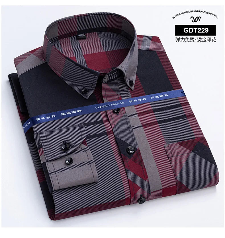 Men’s Non-Iron Wrinkle-Free Dress Shirt